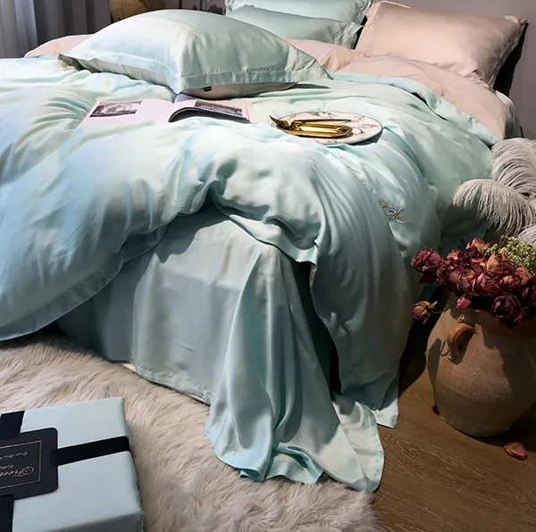 100%  tencel bed sheets bedding set