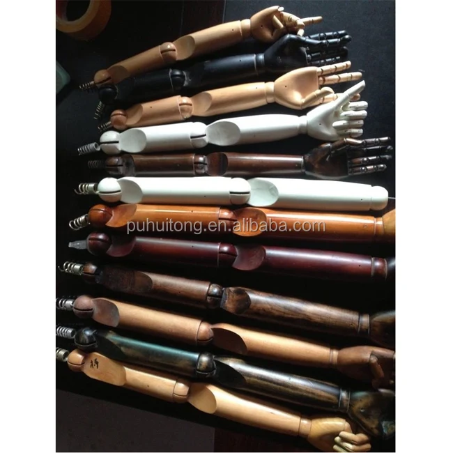 wooden arm for display mannequins