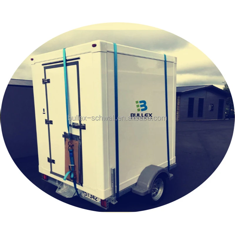 Mobile Refrigeration Cold Room Mobile Cold Room For Sale ISO9001 Fiberglass Sandwich Stainless Steel