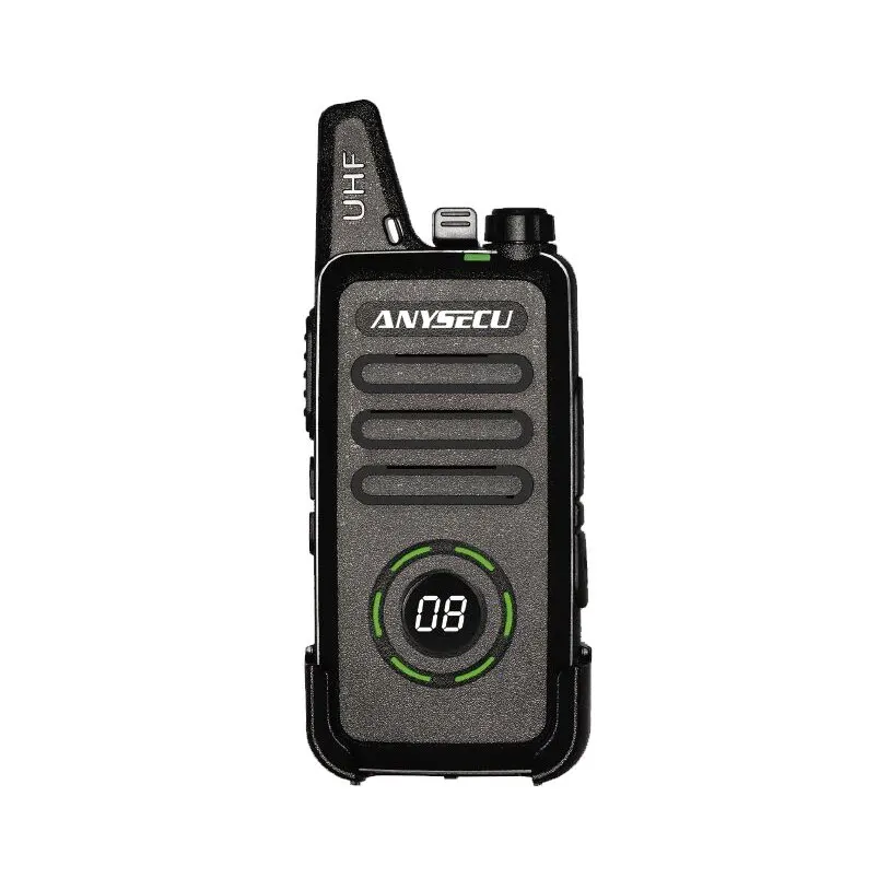 Anysecu Wln Ac-u2 Plus Mini Uhf 400-470 Mhz 5w With 16 Channels Kd-c1 Plustwo Way Radio Multiple Charger Walkie Talkie