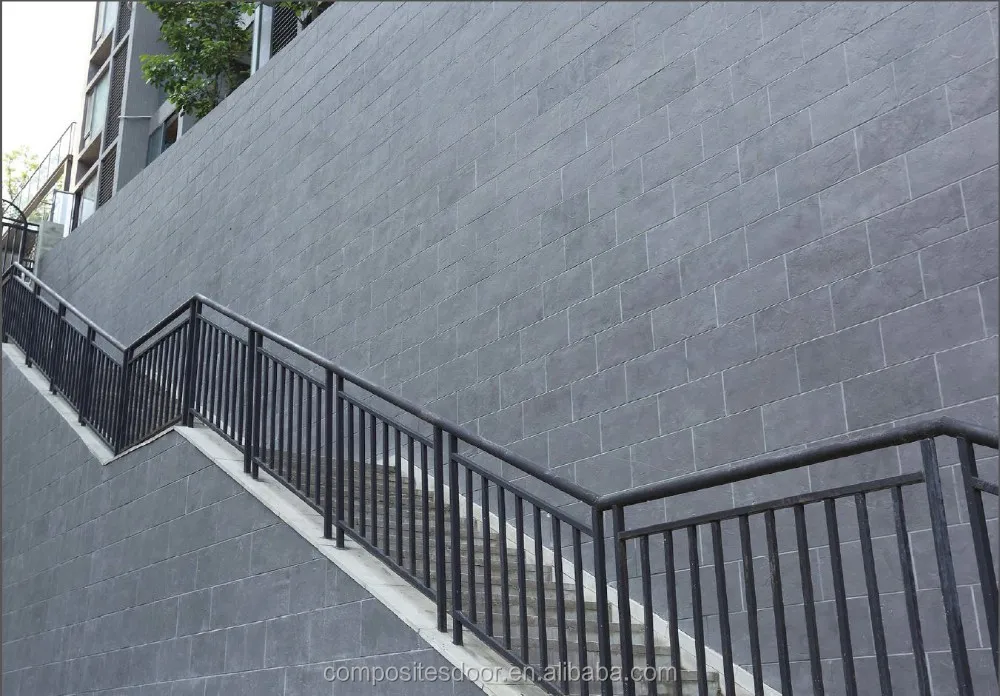 
3mm thick 4-5Kgs per sqm light flexible exterior wall tile 