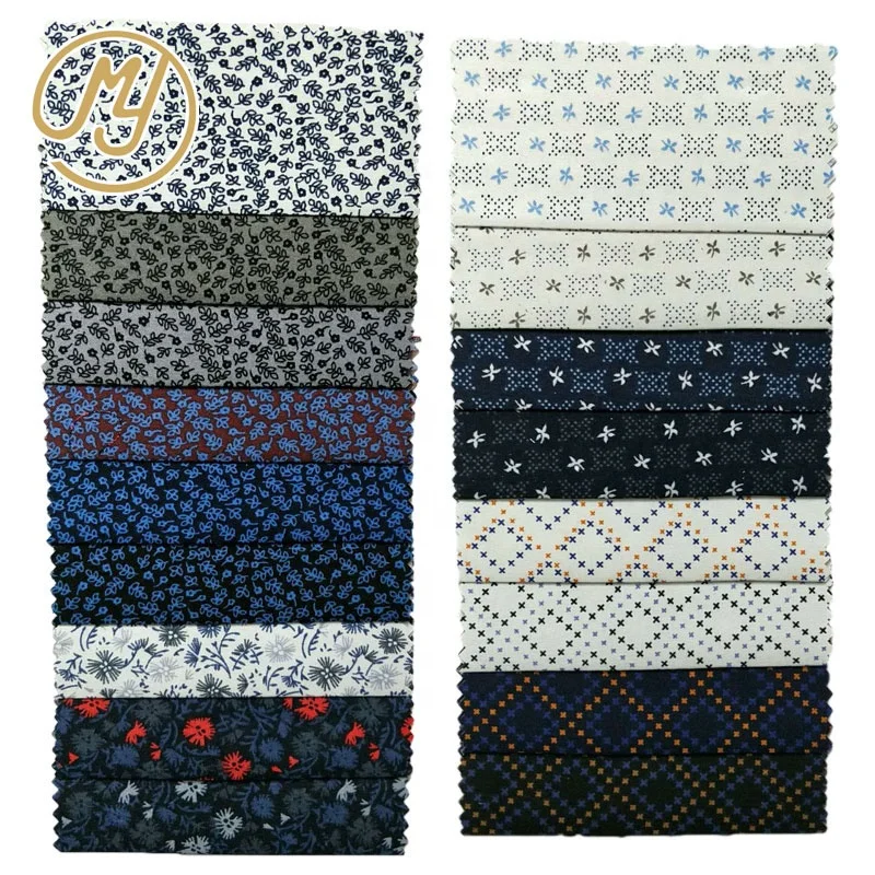 Тканые техники 100% поли полиэстер ткань печатных Красочные конструкции для мужской рубашки