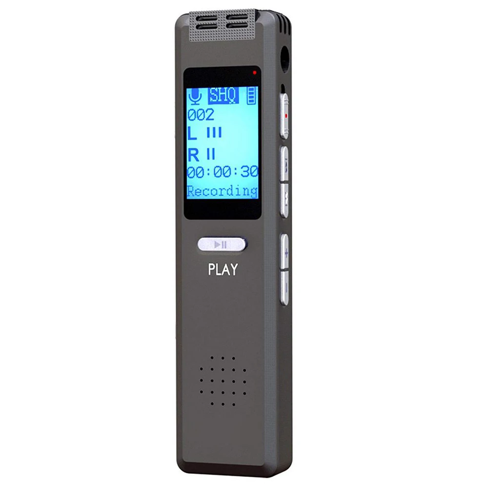 Portable Ultra Sensitive Microphone 21 Languages Support TF Card Mini Digital Voice Activated Recorder