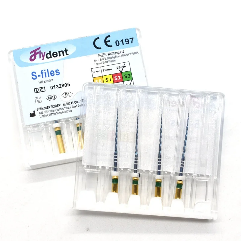 S files Blue dental rotary  files  endodontic files  Use for Root canal cleaning