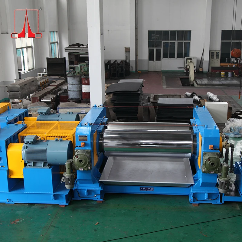silicone rubber plastic mill mixer mixing machine for sheet open mixing mill with hollow roller