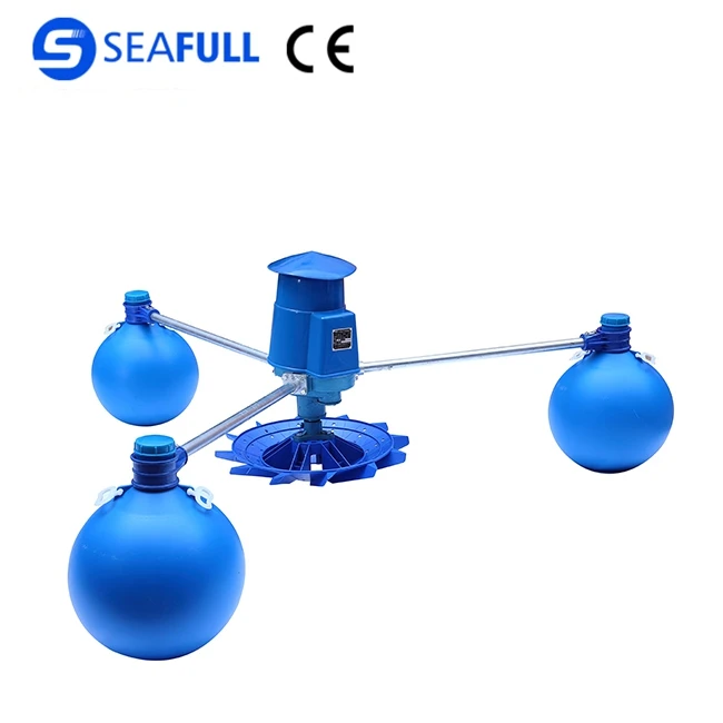 Aquaculture Fish Farming 3 Balls Impeller Aerator For Sale