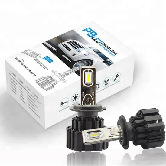 Factory wholesale P9 high power led car headlights 100w 13600lm h7 h11 9005 9006