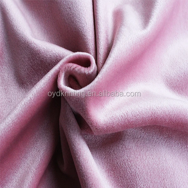 100% Polyester 280cm Width California Velvet Curtain Fabric Holland Velvet