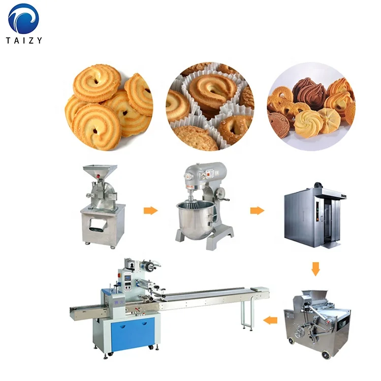 Small Cookie Machine Biscuit Making Machine for Factory Cookies Production Line