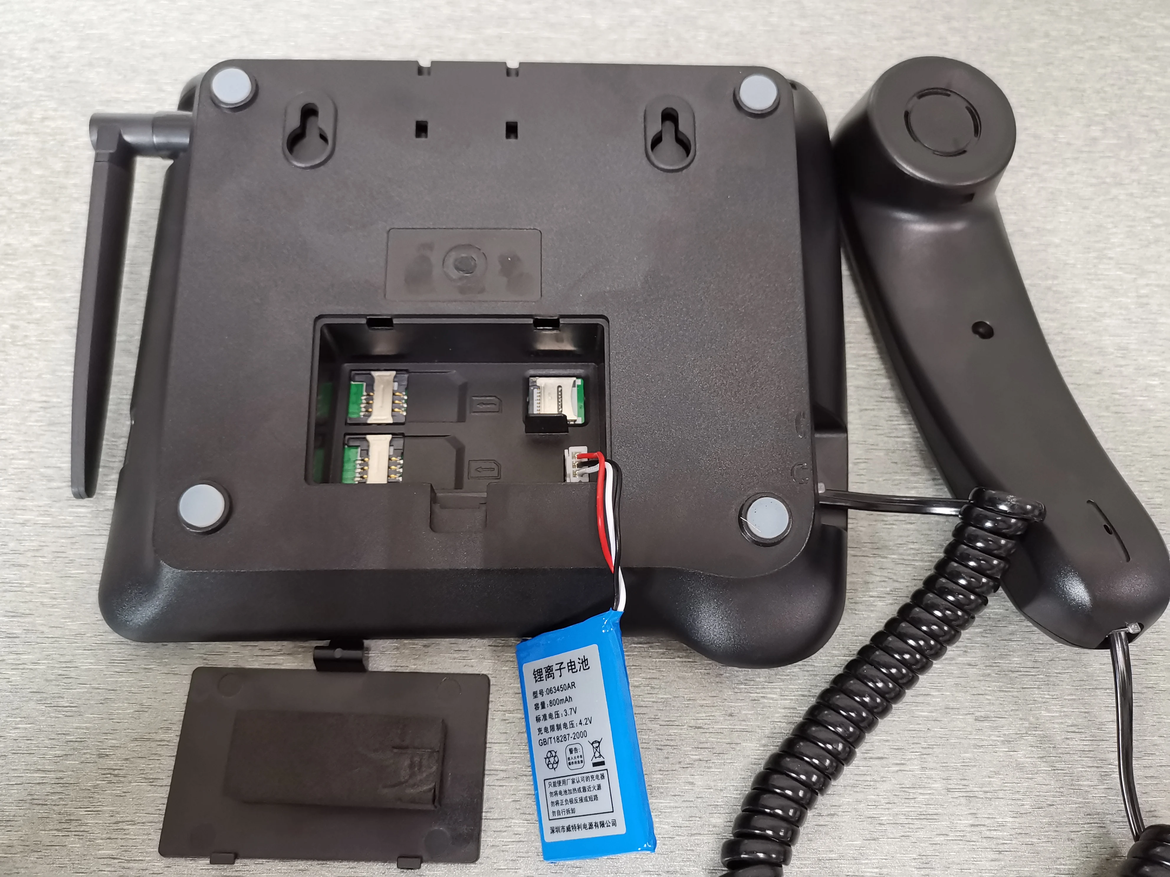 ESN-10A dual two SIM card GSM CDMA WCDMA 2g 3g Fixed wireless phone FWP gsm desktop  phone