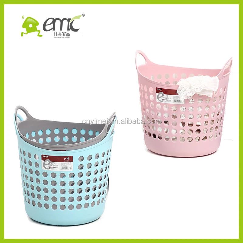 emc PE soft luandry bsaket, 28L PE plastic laundry basket