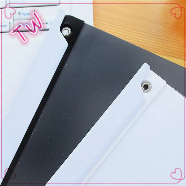 
Office popular black a5 file folder/2018 new hotsale plastic file folder/Korea fashionable white pp file folder free samples 