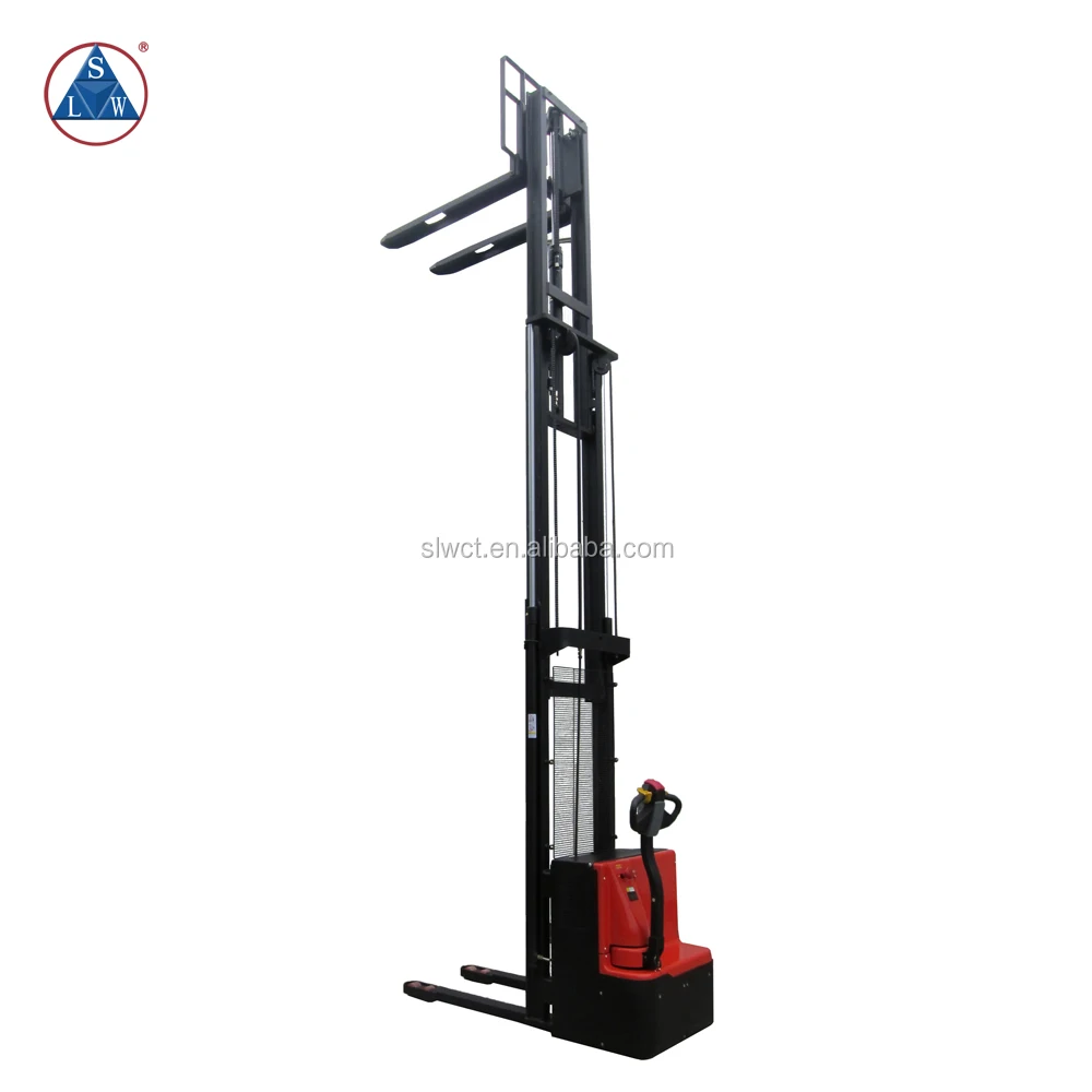 Powered Pedestrian 3m Lifting Battery Full Electric Pallet Stacker