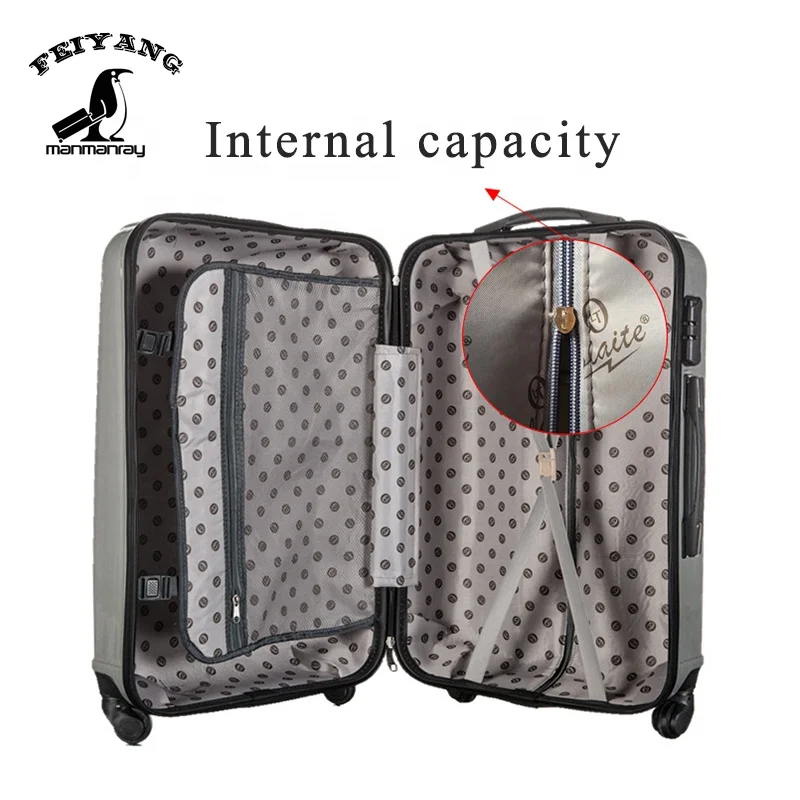 20'/24'/28' PC+ABS abs coloful luggage set plastic travel luggage cheap trolley suitcase set for 2019 new style