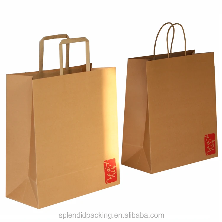 New Design Customized Offset Printing Paperboard Craft kraft paper bag