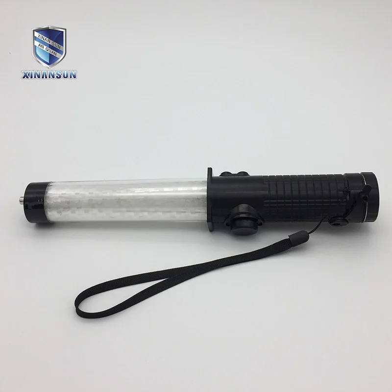 police electric rechargeable traffic shock baton led light wand