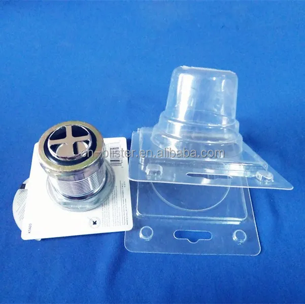 Transparent Blister Custom Clamshell Packaging Box for floor drain