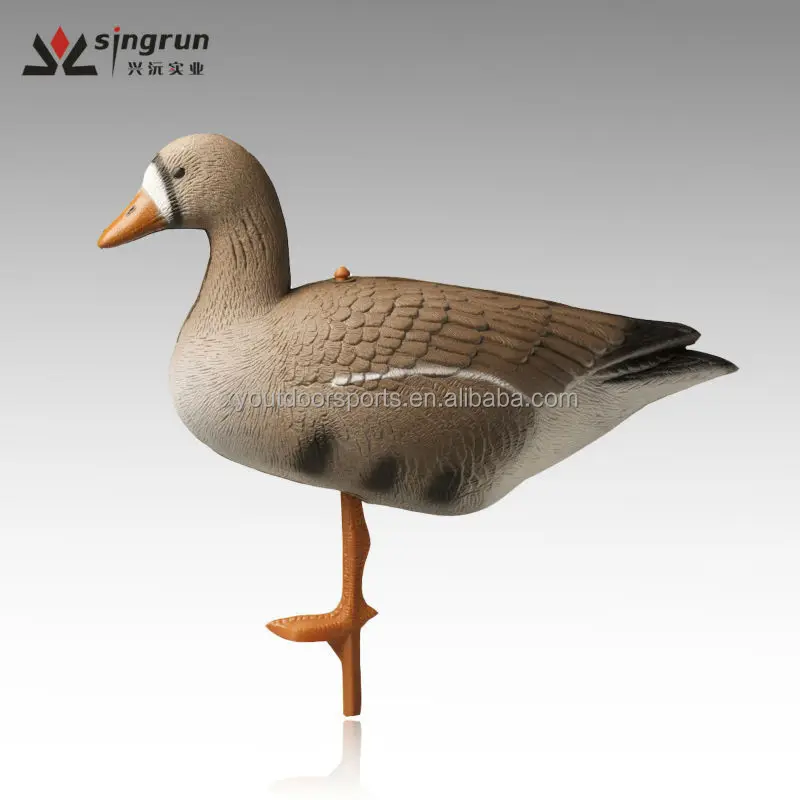Wholesale Inflatable Foam White-fronted Geese Decoys Lifelike Decoy goose for Hunt
