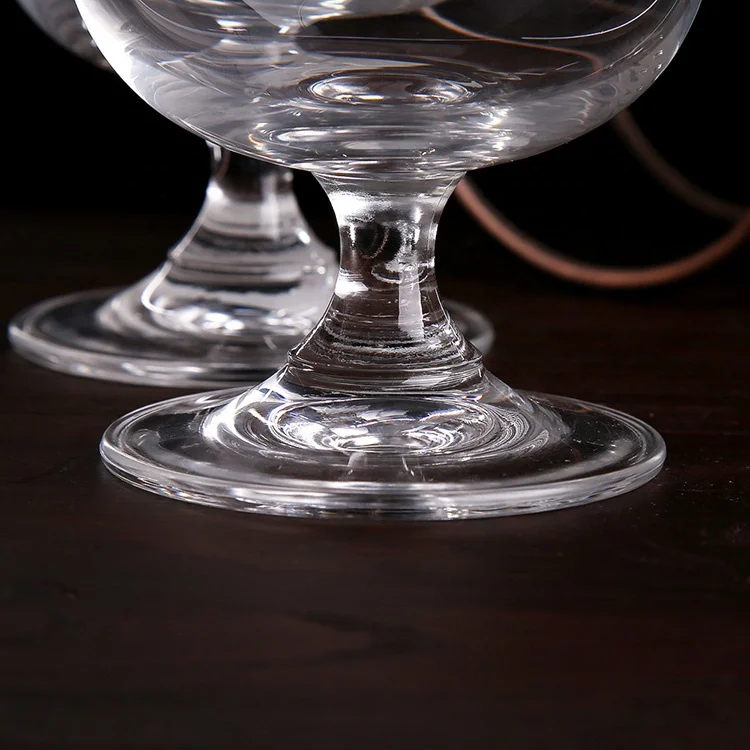 Raymond Customized size clear cognac brandy glass cup