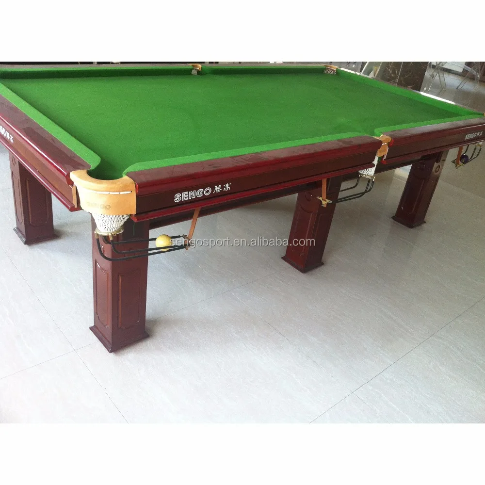 Factory Direct Sales Solid Wood With Slate ,Excellent Hand Made Crafts Coin Operated Billiard Table/Pool Table