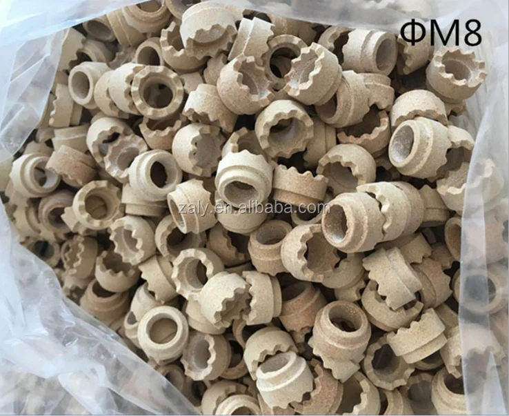 Cordierite Ceramic / Ceramic Welding Ring For Stud Welding Ferrule