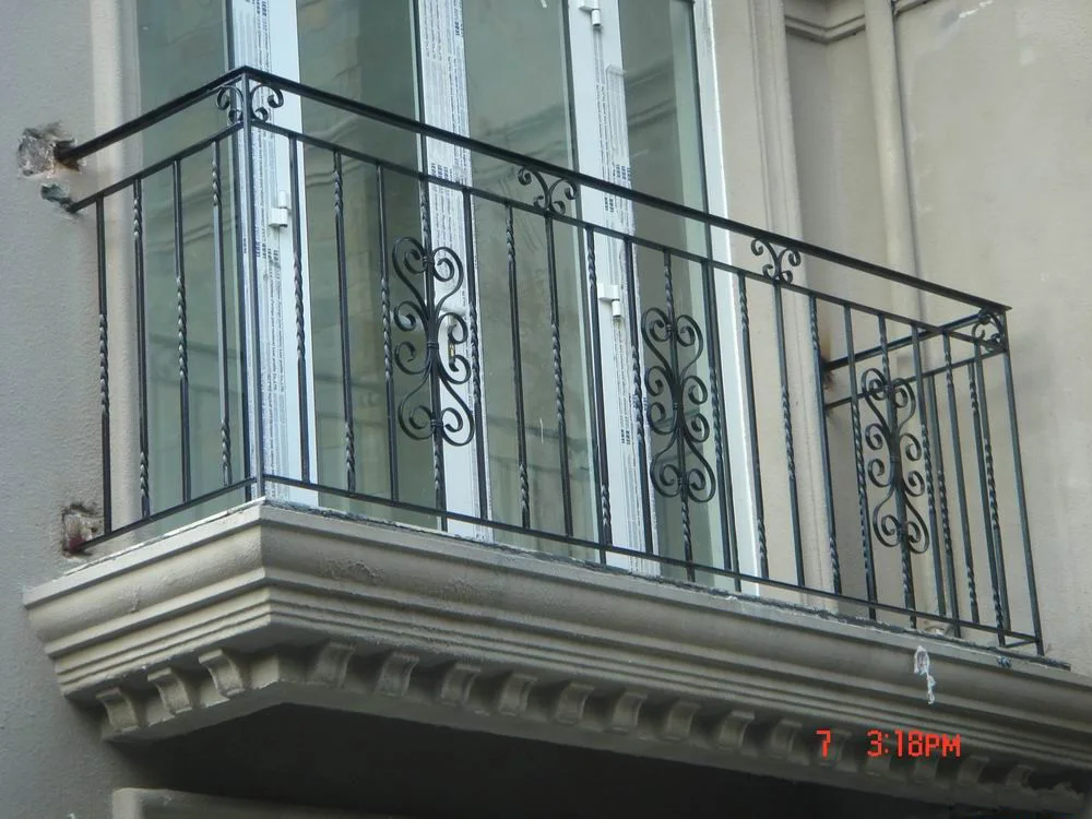 wrought iron balcony railings