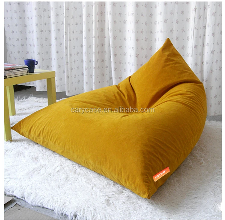 INDOOR HOT PINK Faux Suede beanbag chair, living room cube bean bag waterproof bean bag chairs