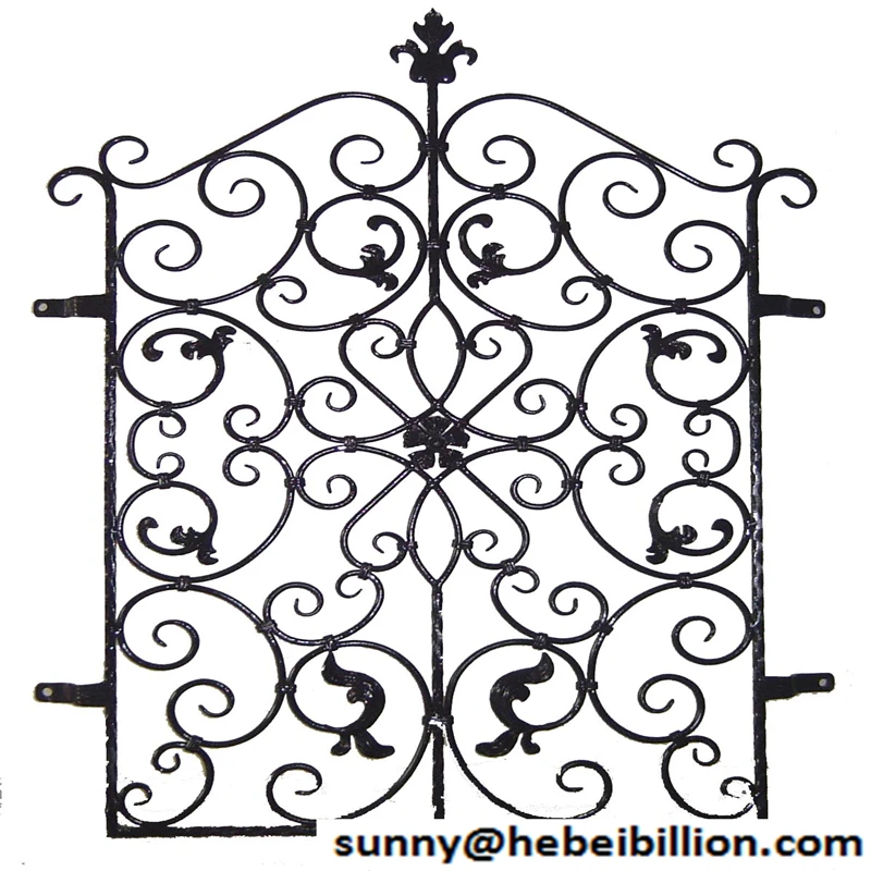 wrought iron window