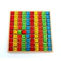 2016 New Arrival Educational Toys 99 Multiplication Table Math Toy 10 10 Figure Blocks Baby Toys