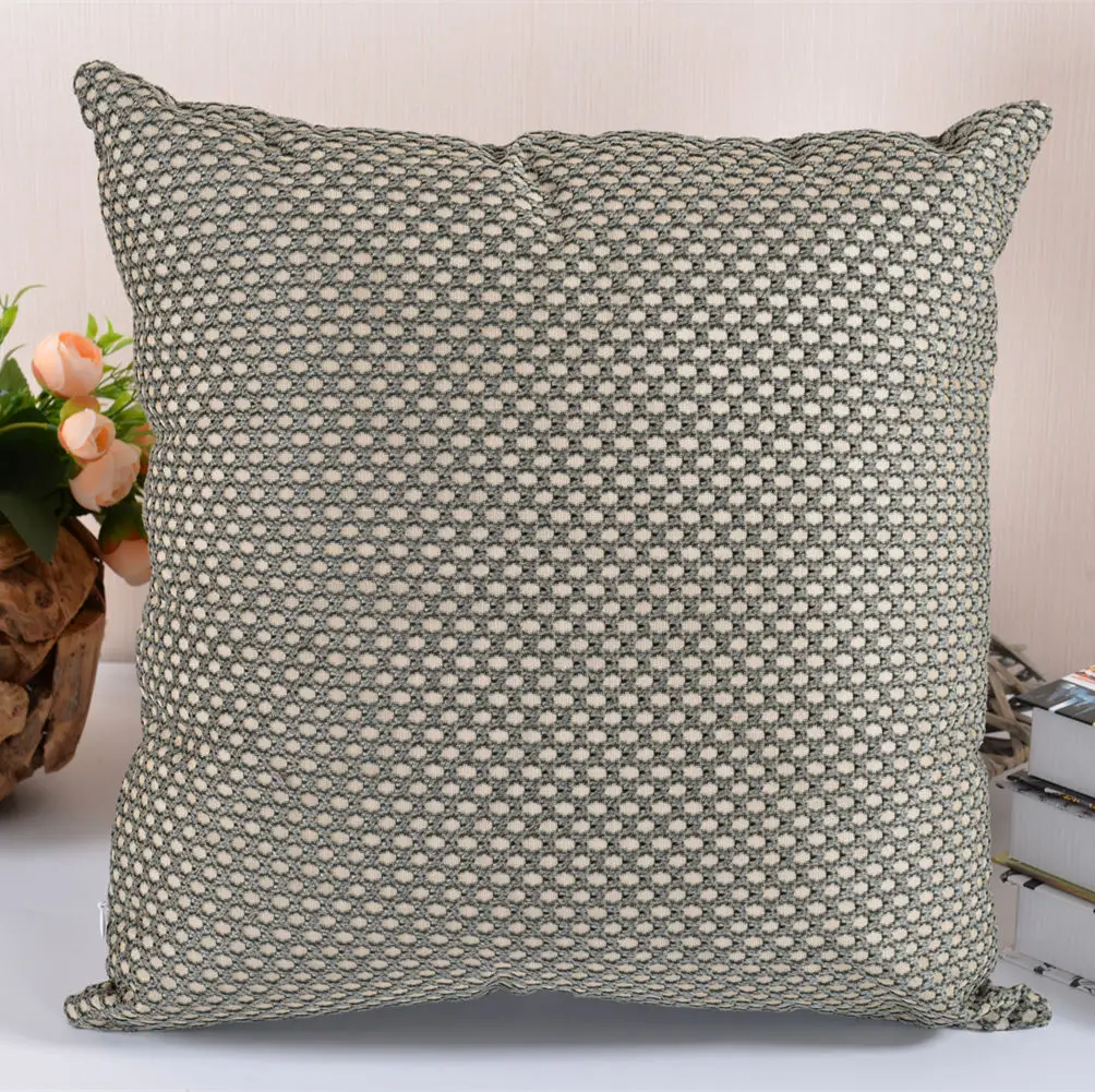 
Jacquard back support backing rest pillow cover decorative seat back cushion 