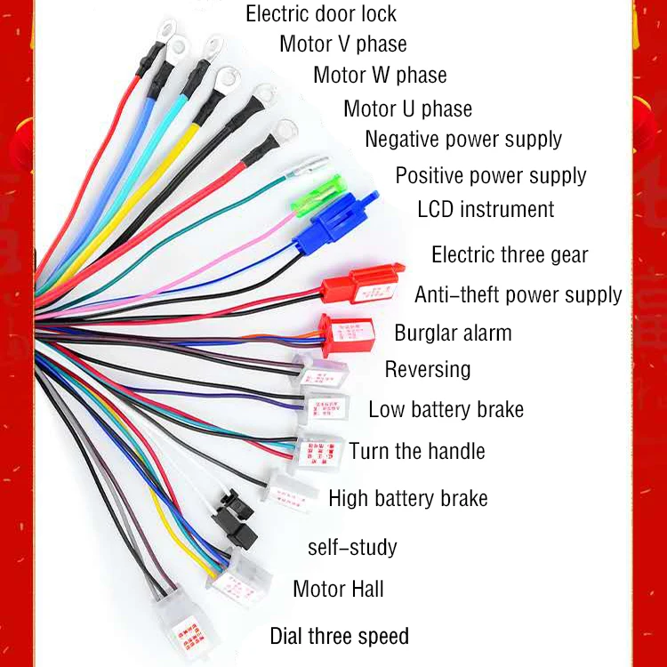 
Factory directly provides 48v 1000w brushless motor controller 60v smart led controller 