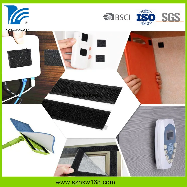 Strong self adhesive 100% Nylon Hook and Loop Strips new hook & loop products