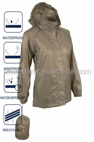Mens Shiny Nylon Reflective Windbreaker Jacket with bag