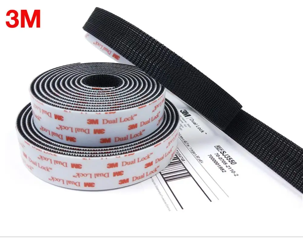 
Genuine 3M SJ 3551 dual lock, adhesive rubber adhesive tape 3M Dual Lock Recloseable Fastener 3M SJ3551Type 400, size 1in x 50yd 