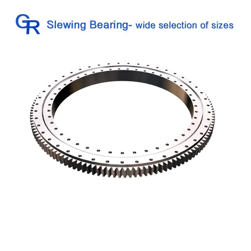 turntablefour-point contact ball slew bearingsmilitarykobelcoSK,PC150-5 cross roller slewing bearings