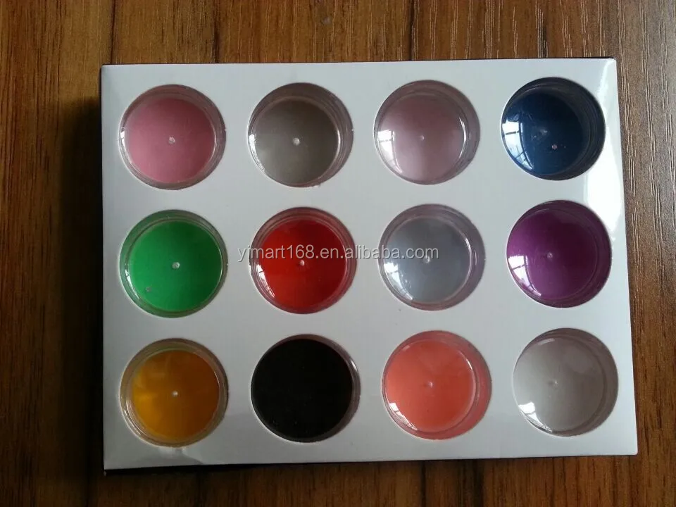 Yimart 12-Color Mirror Nail Art Carving Powder Acrylic Polymer for Gel Nails