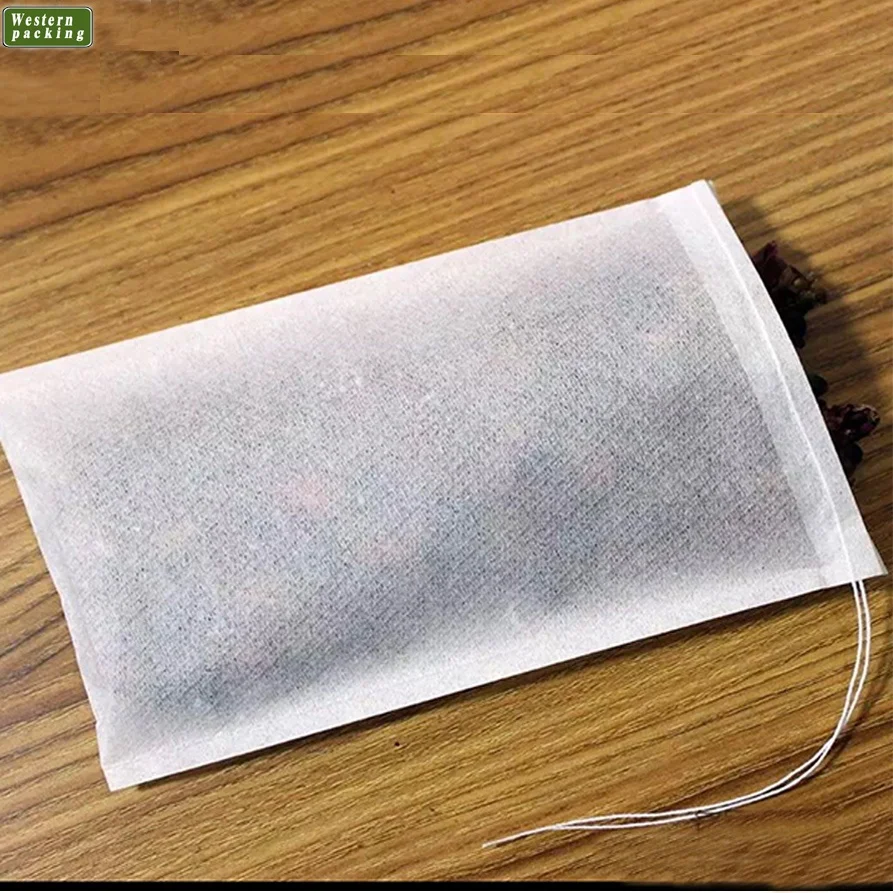 
high quality packaging paper/heat seal disposable tea filter bag 