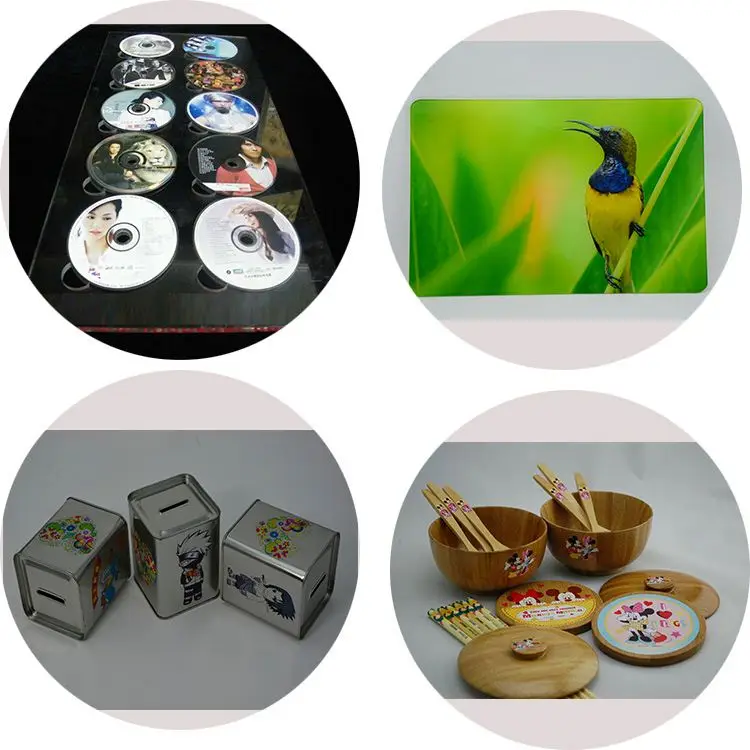 Big discount High resolution ! A3/A4 size 1440dpi 3d printer for metal with CMYK and White printing