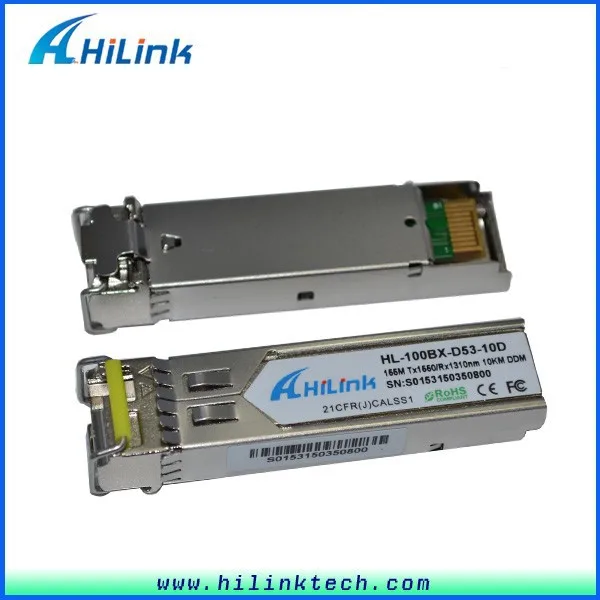Волоконно-оптический трансивер 155 м SFP биди 10 км SC разъемы SFP