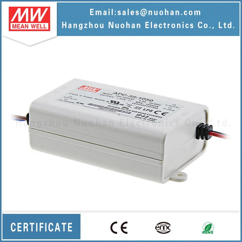 Mean Well APC-35-1050 35W 1050ma Led Driver