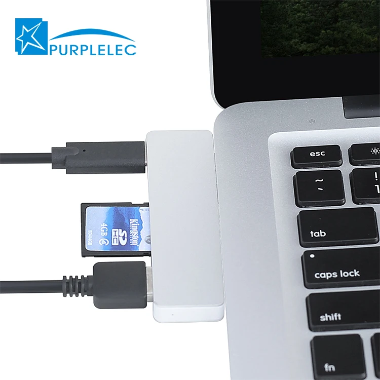 2018 new product for macbook laptop power adapter charger Thunderbolt 3 tf card adapter for macbook