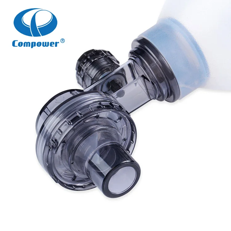 Adult Oxygen Breath Silicone Ambu Bag Manual Autoclavable Resuscitator