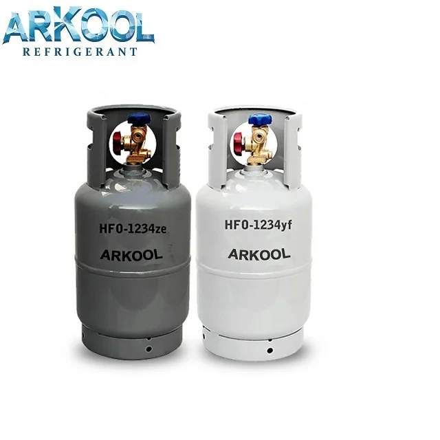 
High Class Refrigerant HFO 1234yf, 1234 Yf No Pollution Eco friendly Refrigerant R1234yf Automobile Air Conditioning Colourless 