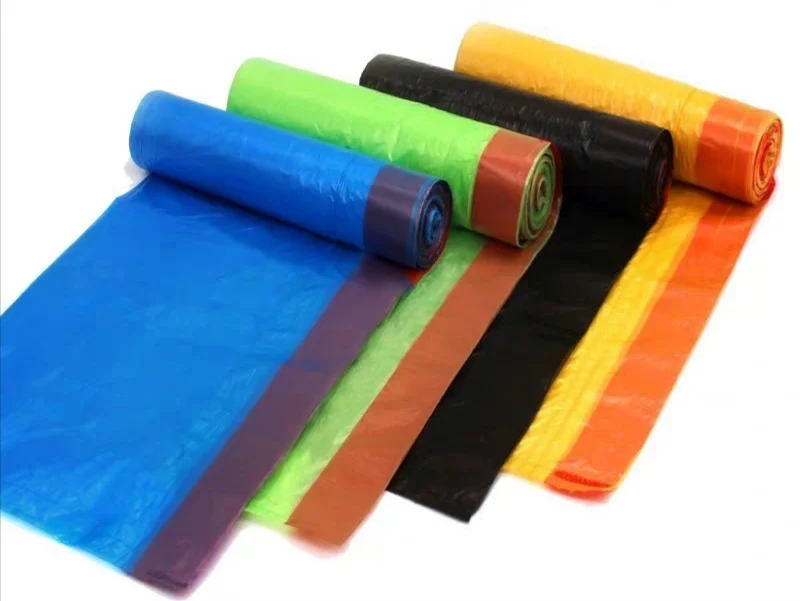 
Export household thickened biodegradable drawstring garbage bag 