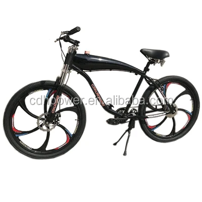 Cdhpower 26 дюймов газовый моторизованный велосипед пляжный круизер w/2.4L Бензобак оправа (черные линзы)-газа