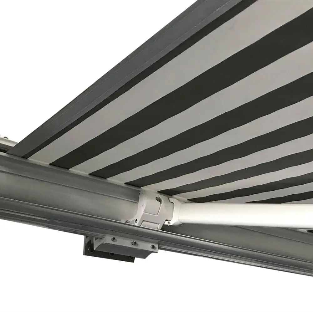 
Luxury aluminum frame full cassette awning motorized and remote control 