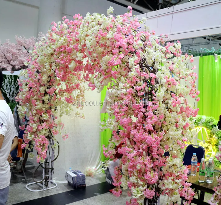 ZERO Artificial Flowers Wedding Decor Cherry Blossom Branch Flowers Fake Flowers Cherry Blossom