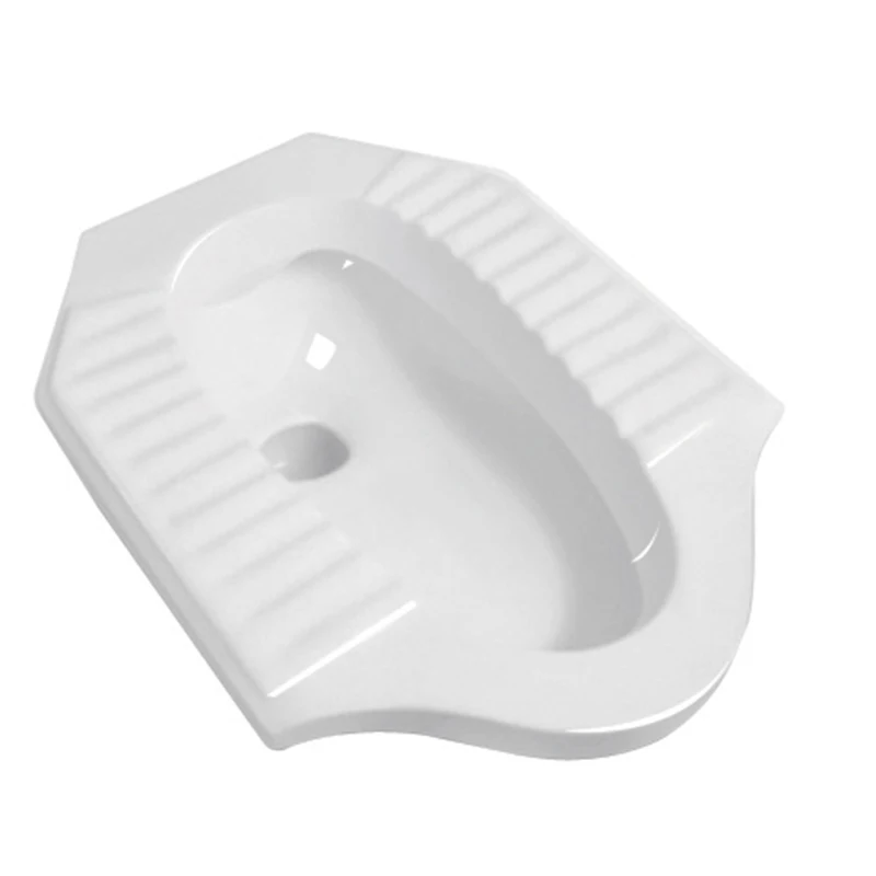 Water Saving Good Technology Safty and Clean 2 Pieces Toilet Squat Pans
