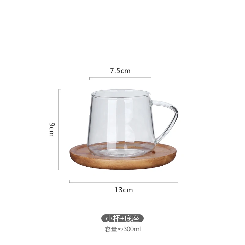 Подарочная рекламная чашка для чая из боросиликатного стекла Amazon