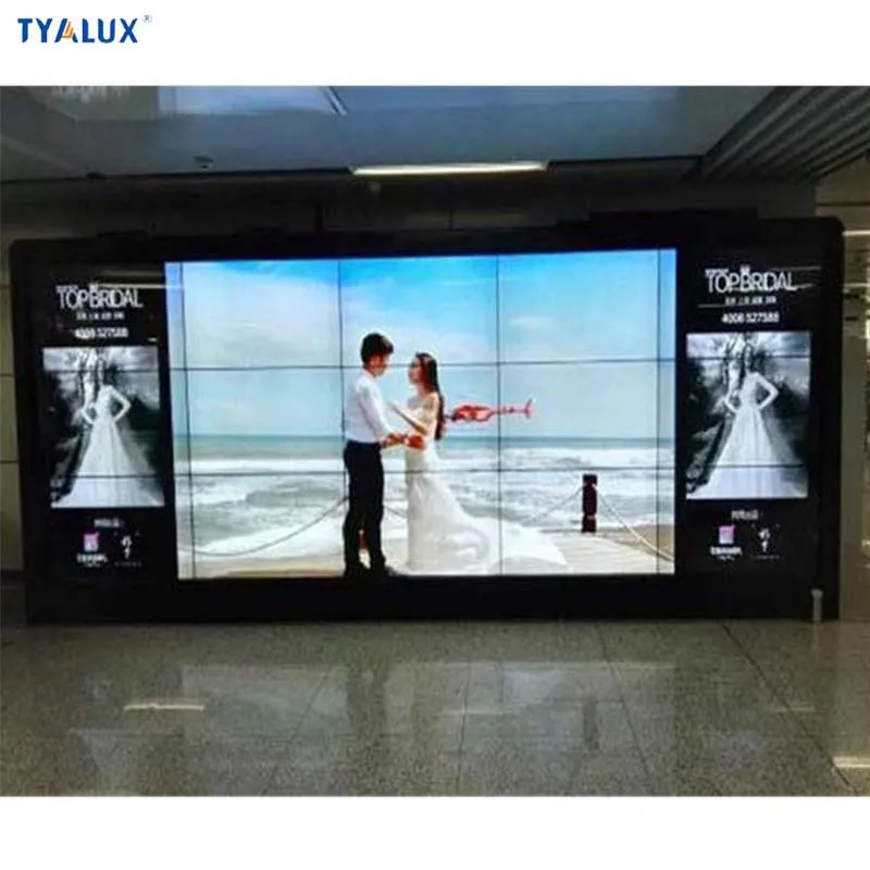 Безрамный ЖК-монитор видеостена внутренний сенсорный экран с видео стеной